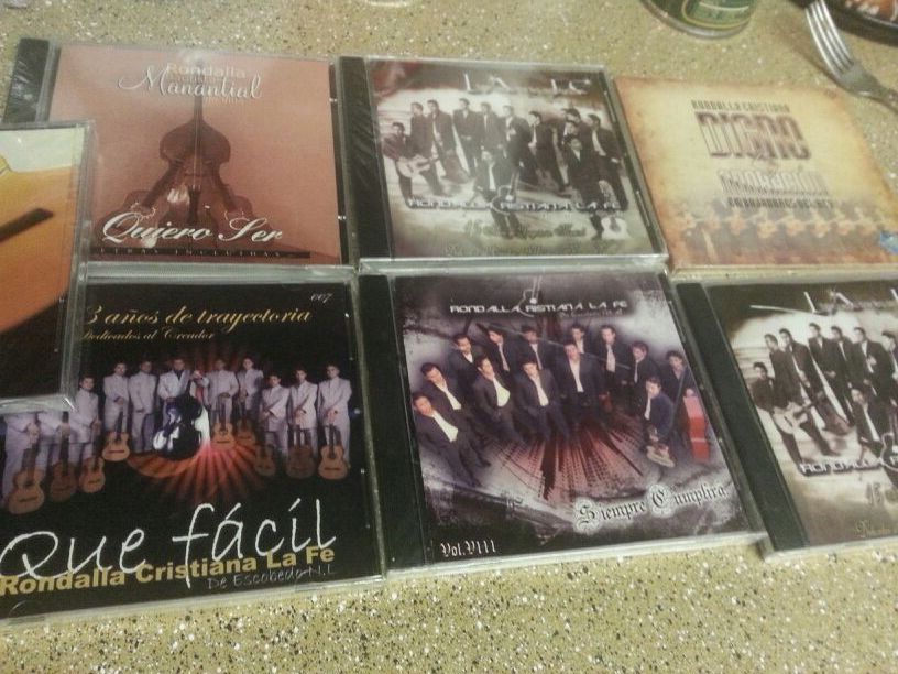 Discos de Rondallas Cristiana (La fe, Embajadores del Rey, Manatial de vida) Originales $5 each