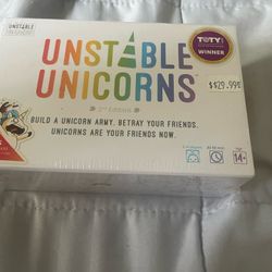 Brand New — Unstable Unicorns card game