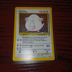 Base Set Two Chansey For Trade (Check Description)