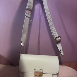 Beige Michael Kors Crossbody Bag 