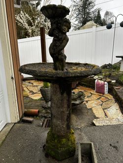 Antique Water Fountain Garden Feature
