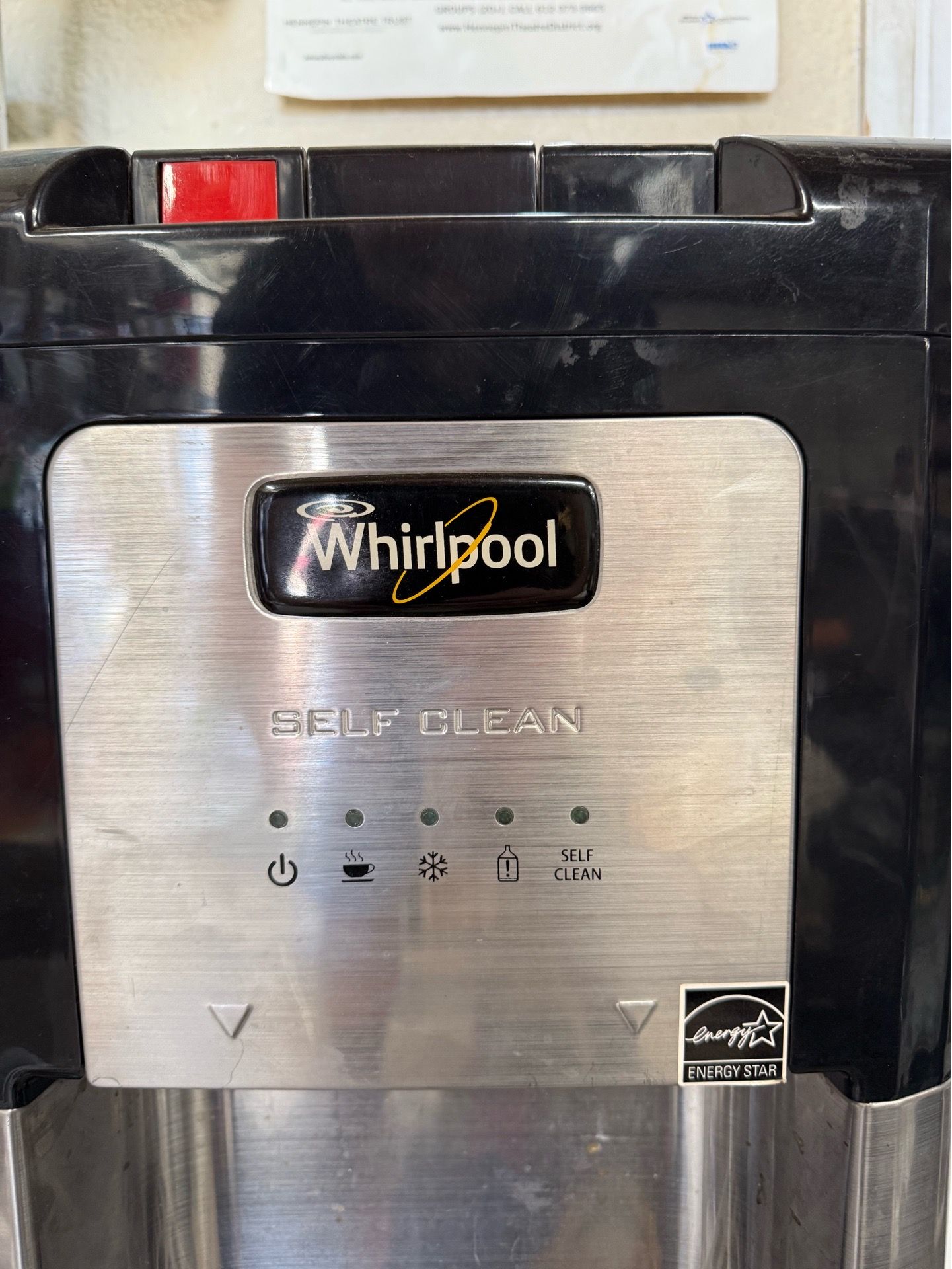 Whirlpool self clean water dispenser