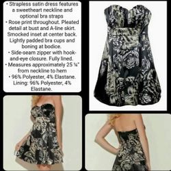 GUESS Strapless 'Mae' Party Dress