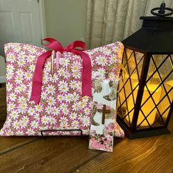 Hand Sewn Bible book Cover 