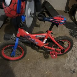 Boy Spiderman Bike