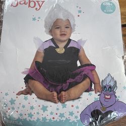 Baby Costume Dress Ursula Villain Disney Little Mermaid Sz. 12-18. Months