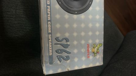 Profile Sp-62 6.5 2 Way Treated Paperecone car Speakers  BRAND NEW