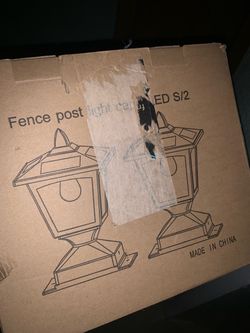 Fence post light