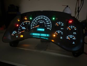 Chevy cluster led light