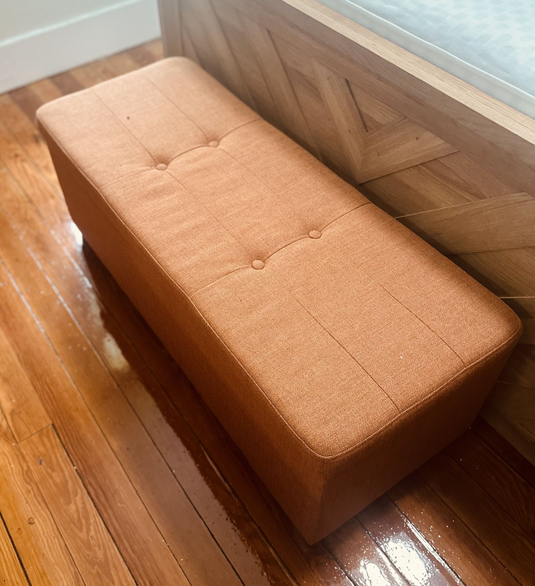 Bob’s Bettie Russet Storage Bench & Ottoman Set