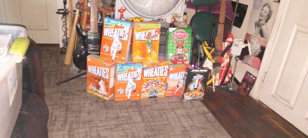 Rare 8 Piece Sealed Collectable Cereal Box Deal