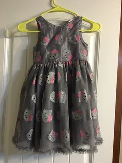 Hello Kitty girls holiday Easter dress size 5 6