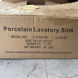 Under Mount Porcelain Sink