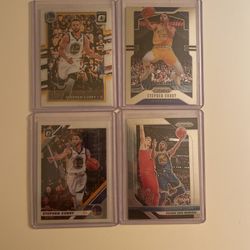 Stephen Curry, Golden  State WARRIORS 4 Card Lot. 