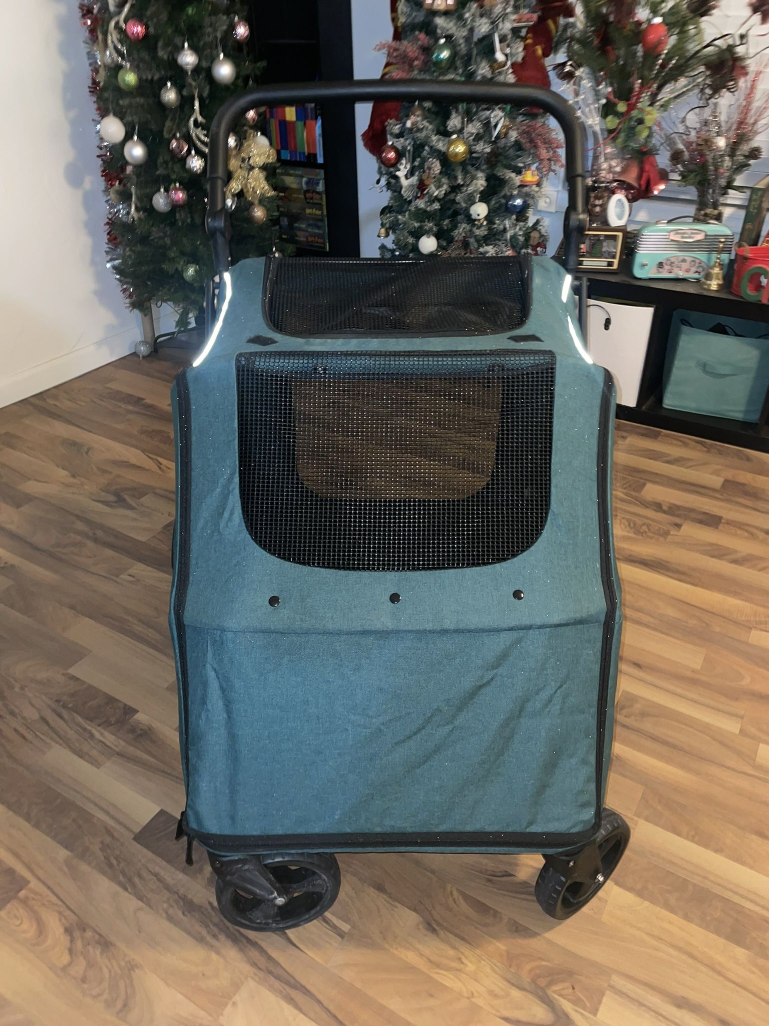 Pet Stroller, 360 Wheels, Up To 120lbs