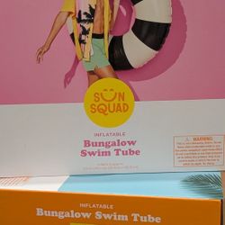 Striped Pool Floatie / Tube (Various Colors)