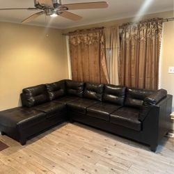 Brown Sectional Couch