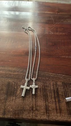 Stainless steel cross necklace