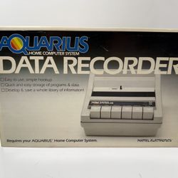 Mattel Aquarius Computer Data Recorder 1982 Cassette Tape Drive 4394