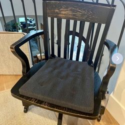 Pottery Barn Office Banker Style Solid Wood Chair, computer chair, desk chair,