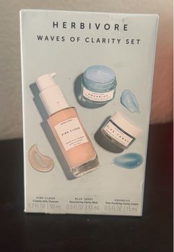 Herbivore Waves of Clarity skincare Set of 3