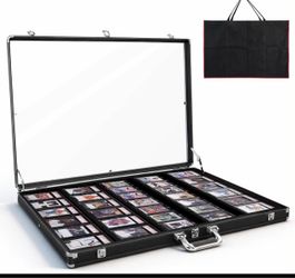 Trading card display case