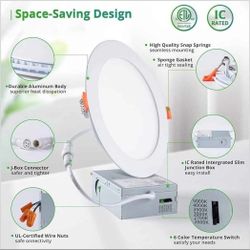 $2 each.  I have 200 pieces. LEDIARY 6CCT LED Recessed Lighting 4 inch, 2500K-5000K Selectab