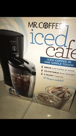 Cafe coffee expresso maker and iced coffee maker mr coffee
