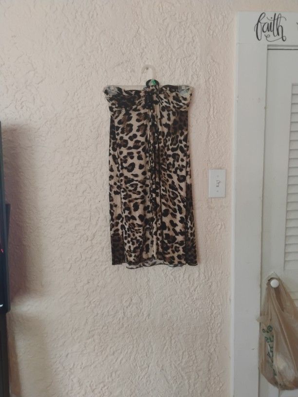 Leopard Short Dress