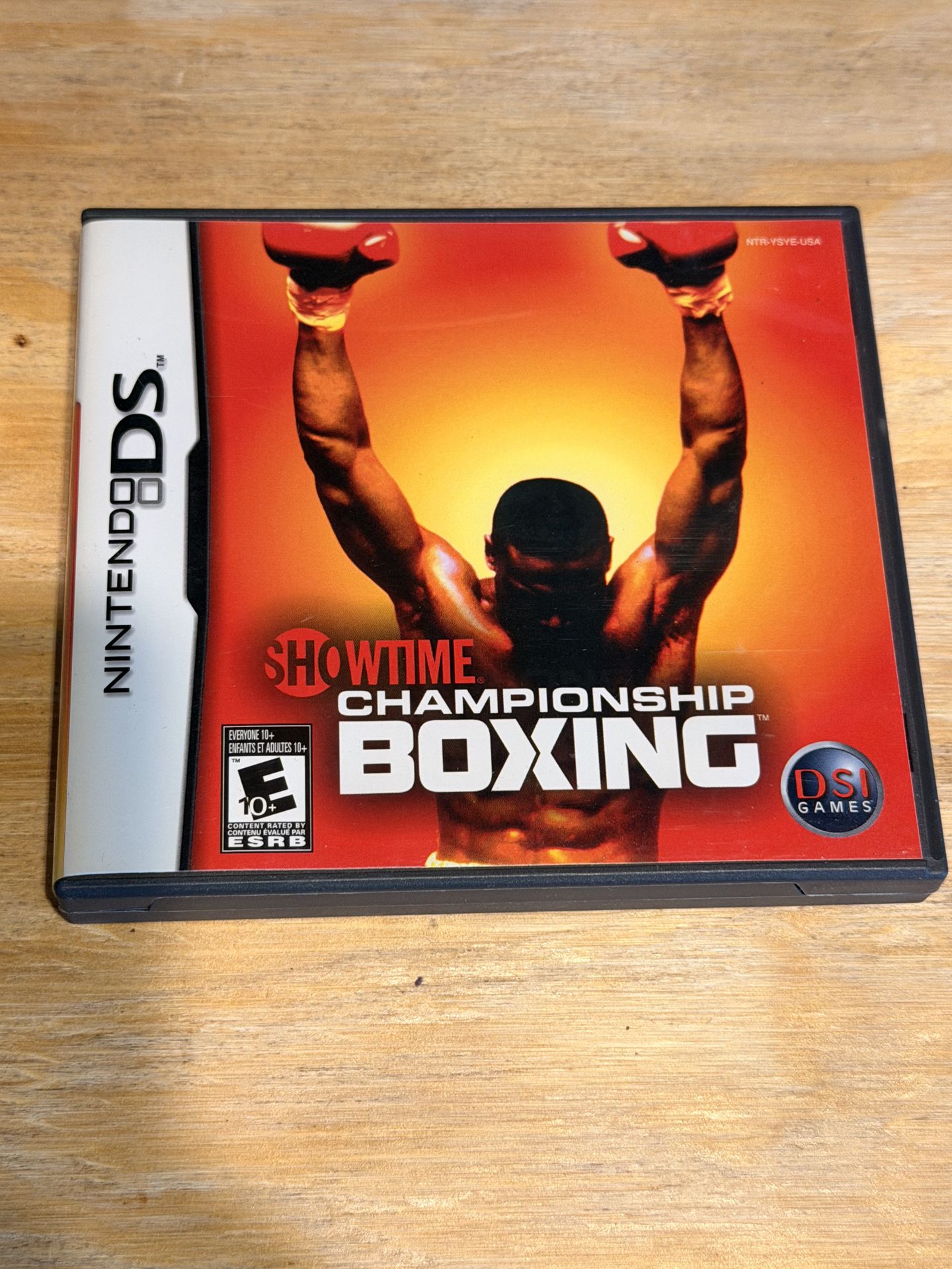 Showtime Championship Boxing Nintendo DS 2006 Manual Included