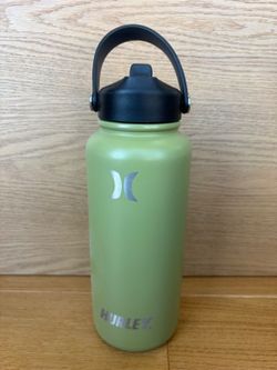 32 oz Hurley olive green insulated water bottle