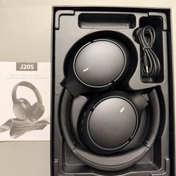 Hybrid ANC Wireless Over-Ear Headphones, 100H Playtime, Hi-Res Audio, Bluetooth 6.0, Multi-Mode Noise Cancellation, Comfort Fit, iOS & Android Compati