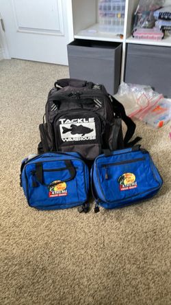 Fishing backpack and bait bags