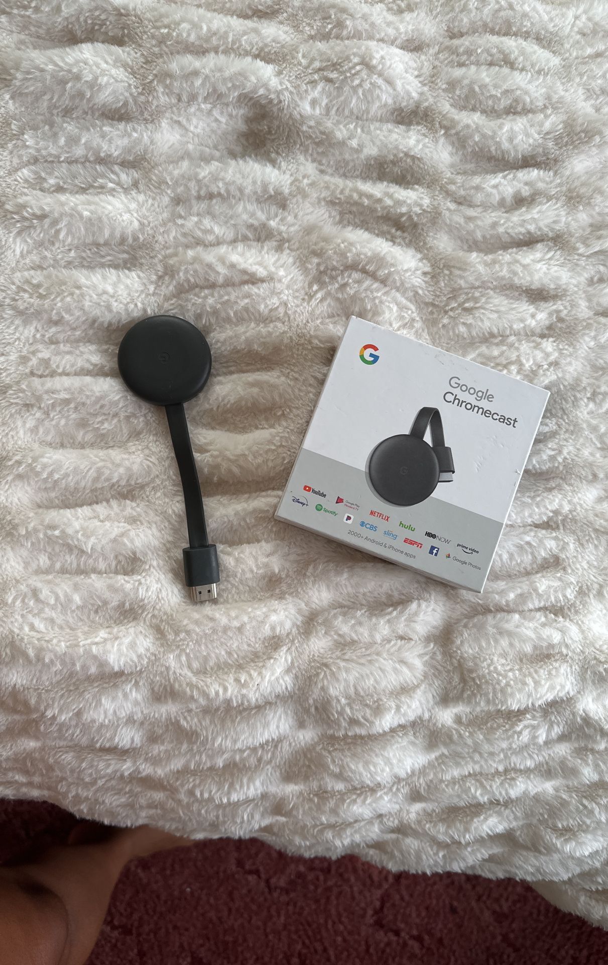 Google Chromecast (3rd Generation) Media Streamer - Black