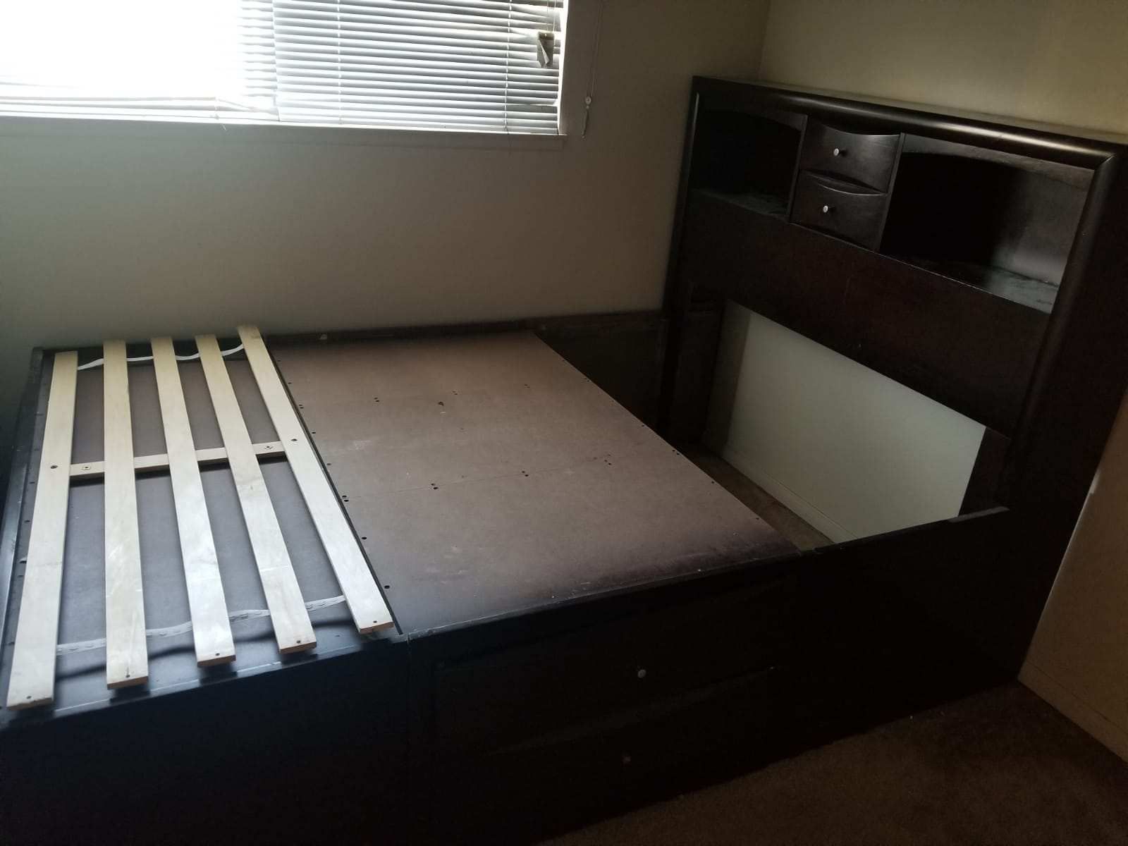 Free bed frame !! Must pick up & disassemble! Need gone ASAP