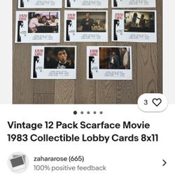 Vintage Scarface Lobby Cards