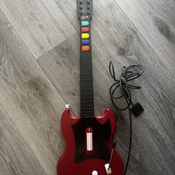 PS2 Guitar Hero guitar