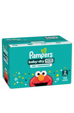 Pampers BabyDry Size 2 Diapers 112count
