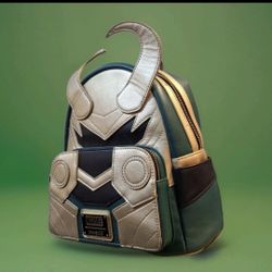 Loungefly Marvel Loki Classic Cosplay Womens Double Strap Shoulder Bag Purse