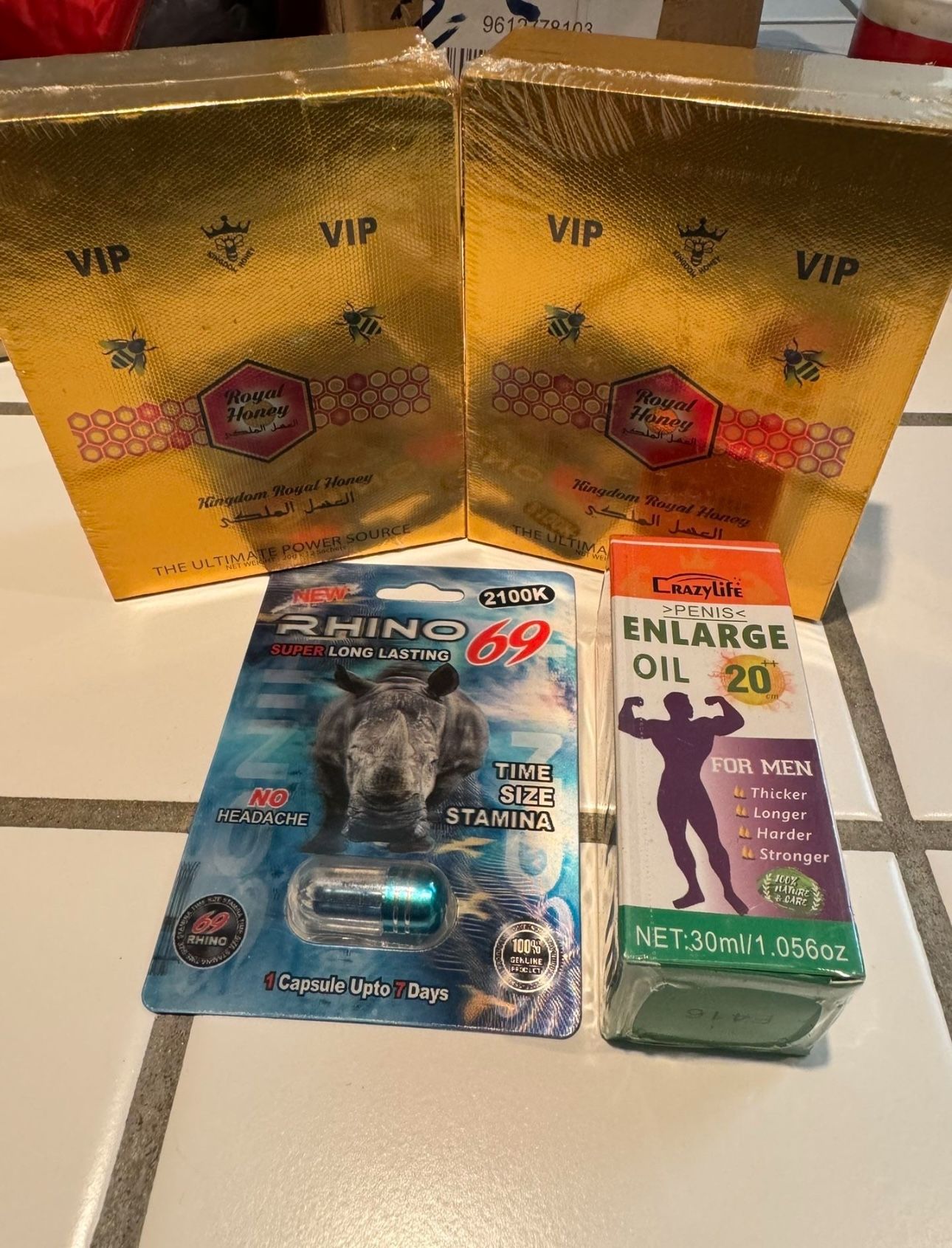 Special Package Deal / Paquete Especial / 2 VIP Honeys , 1 Rhino, 1 Oil Energy
