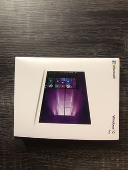 Windows 10 Pro system with USB stick