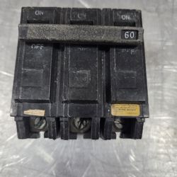 GE 60 Amp 3 Pole Stab In Breaker