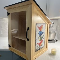 Library Cabinet For Books Or Food pantry 