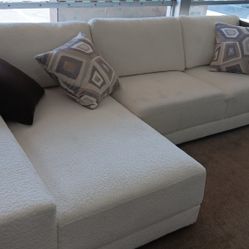 White Sectional 