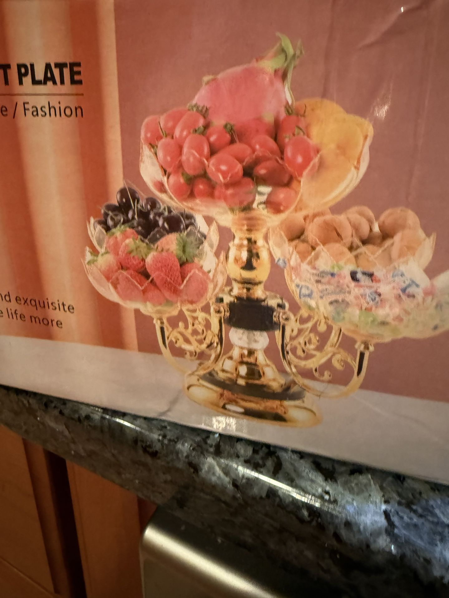 ornamental fruit plate