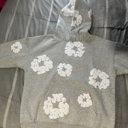 Denim Tear Grey Hoodie Size L