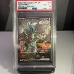 PSA10 Japanese Reshiram ex 168/086 SAR