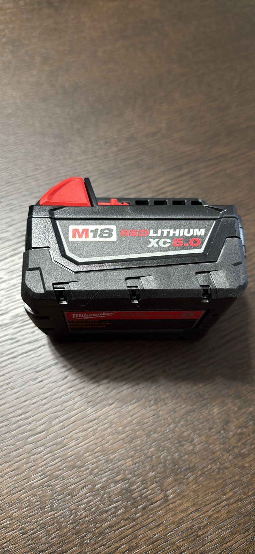 New Milwaukee 5.0 M18 Battery. Firm Price!