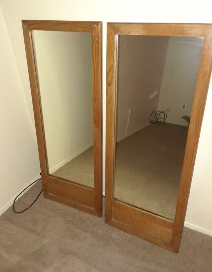 2) STAND UP MIRRORS / $25