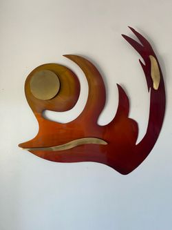 Contemporary metal art, original